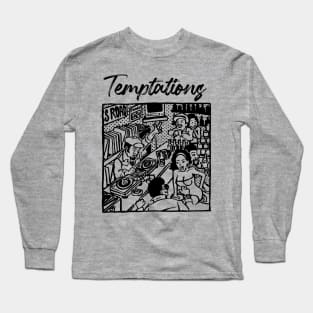 temptations vinyl store Long Sleeve T-Shirt